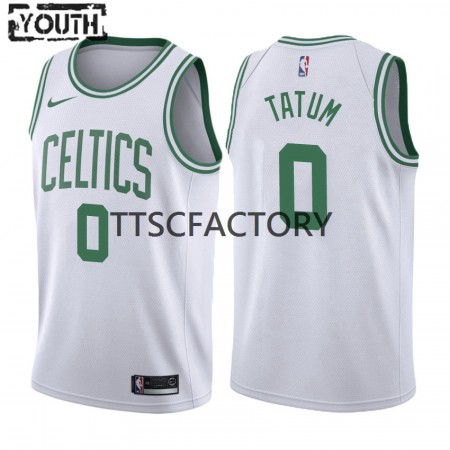 Dres Boston Celtics Jayson Tatum 0 Nike 2022-23 Association Edition Bijela Swingman - Dječji